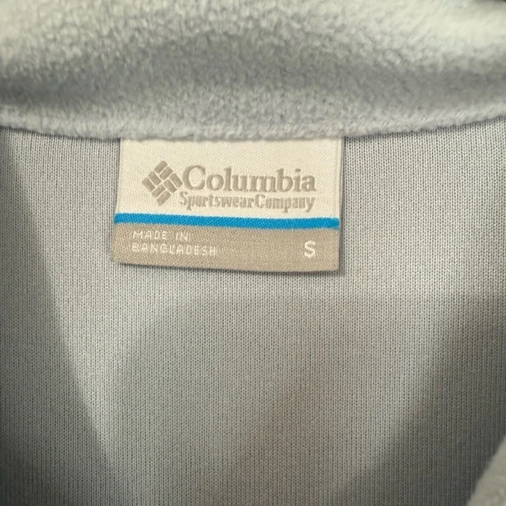 Columbia Quarter Zip Blue Women’s Fleece Pullover Sweater NWT - Picture 5 of 6